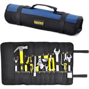 Tool Roll Organizer - 35 Pockets Roll Up Bag Wrench/Pliers Pouch for Craftwork